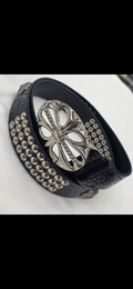 Chrome heart belt