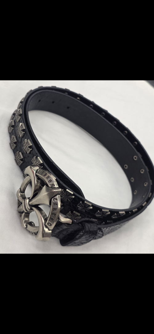 Chrome heart belt