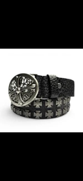 Chrome heart belt