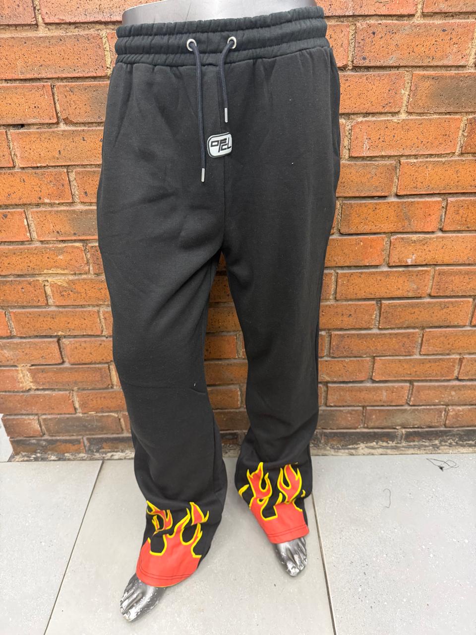 Flame trackpants