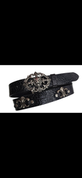 Chrome heart belt