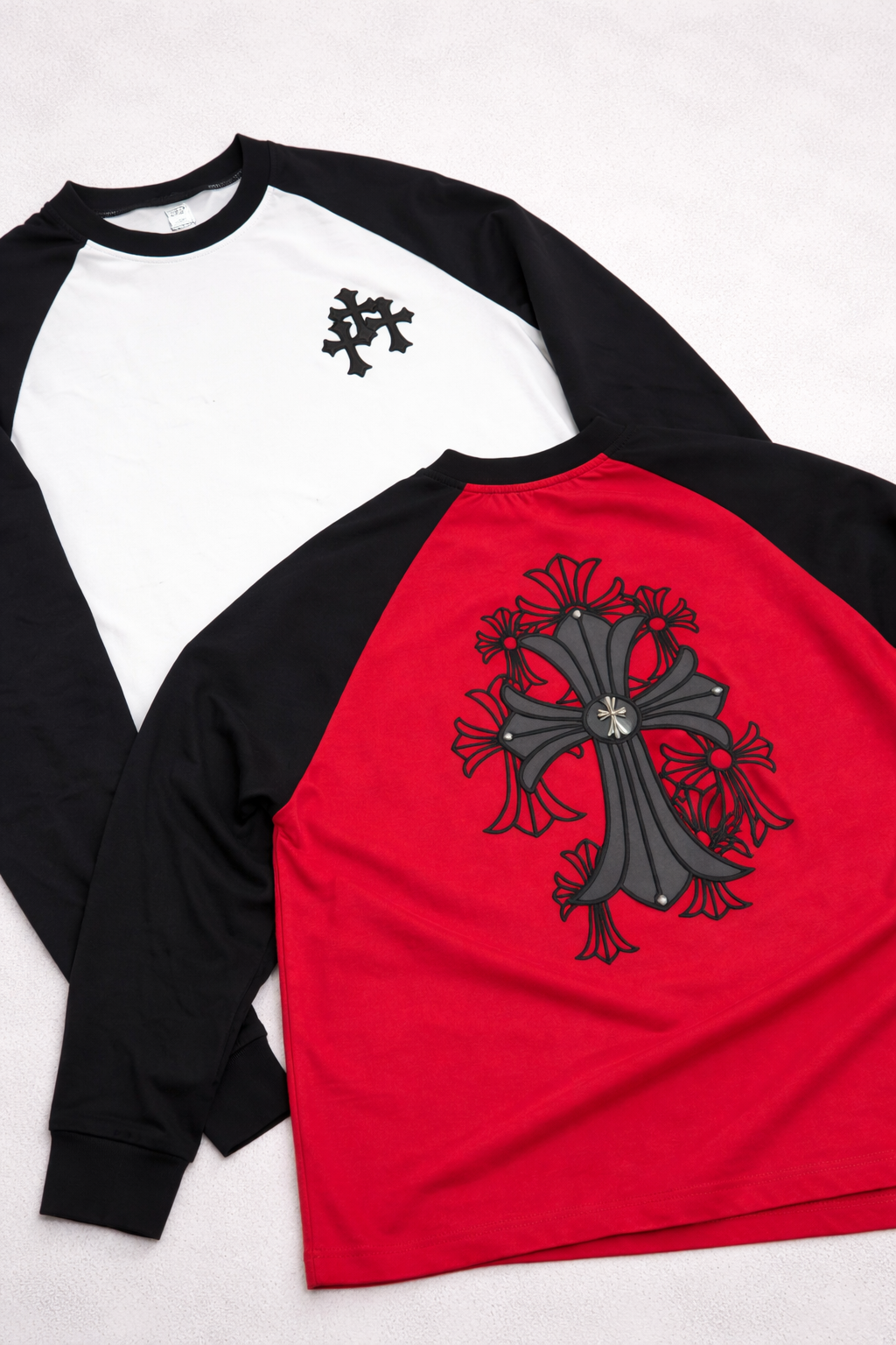 Chrome heart long sleeve tee