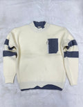 Minimal panel sweater