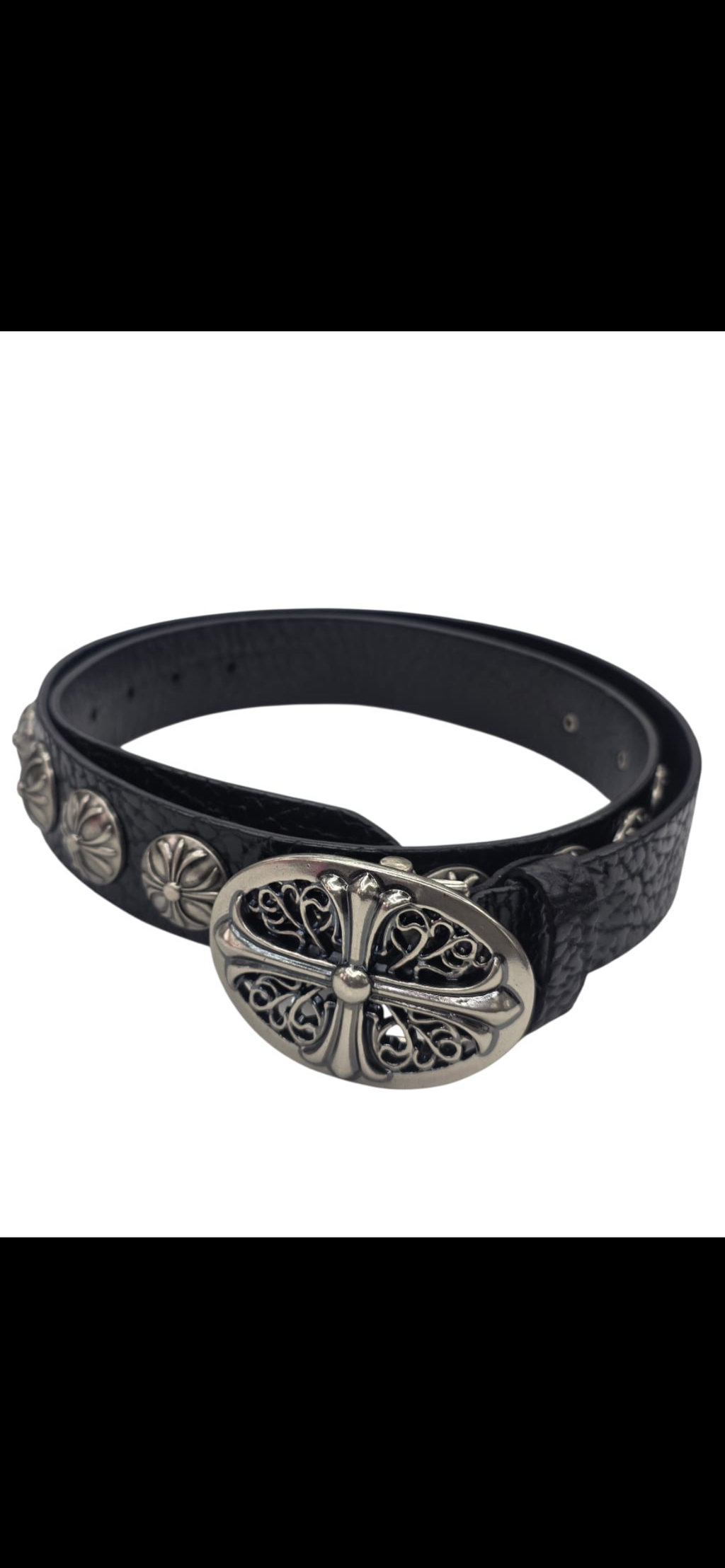 Chrome heart belt