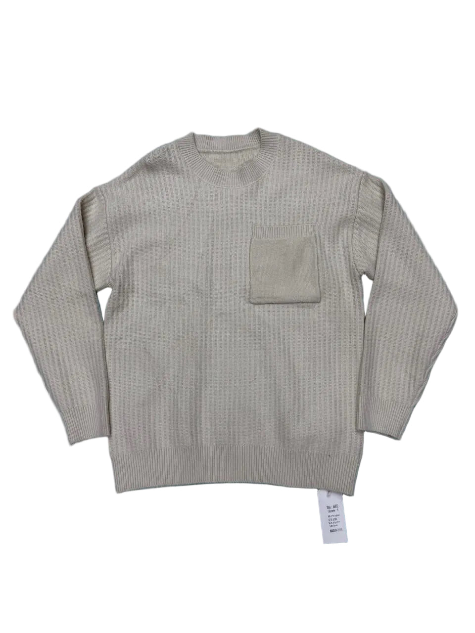Clean knit sweater