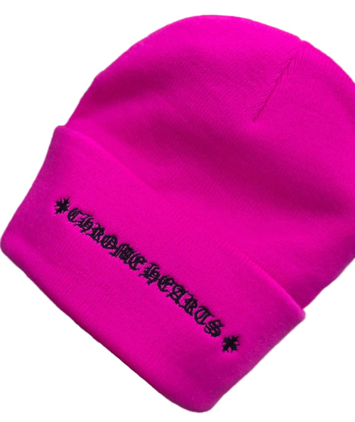 Chrome heart beanie
