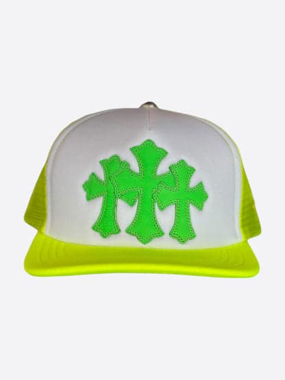 Chrome heart fitted caps