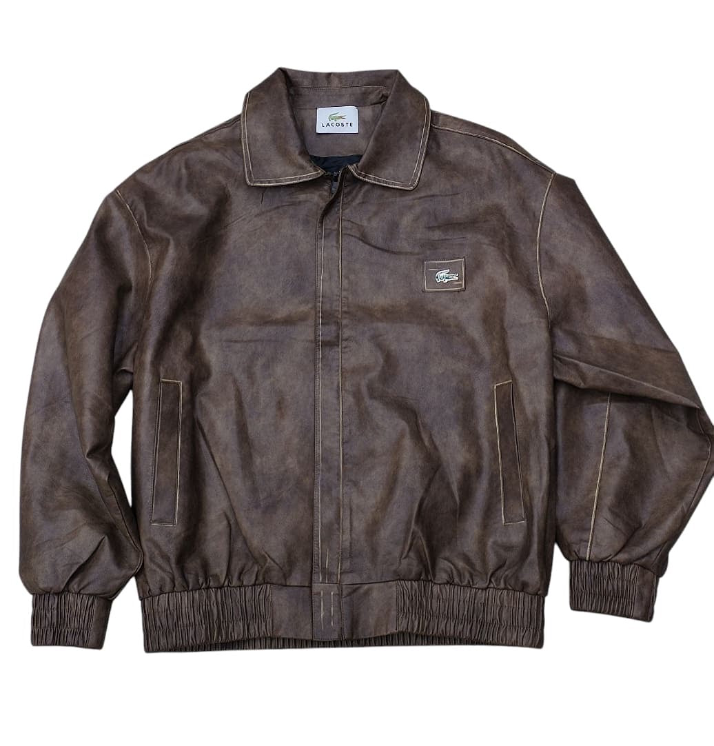 Lacoste leather jacket