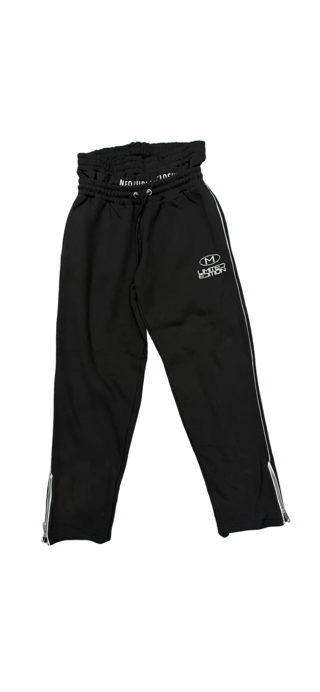 Double waistband track pants