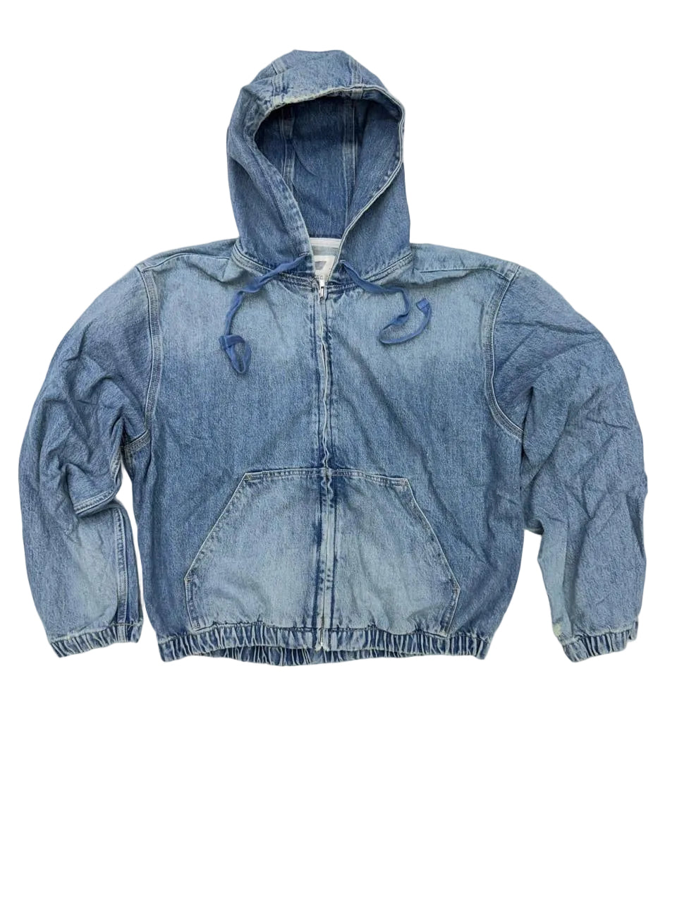 Denim cropped jacket